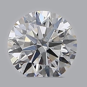 Round diamond — real photo