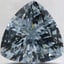 11.6x11.5mm Unheated Gray Trillion Spinel