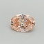0.31 Ct. Fancy Vivid Pink Oval Lab Grown Diamond