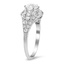 The Chanelle Ring, smalltop view on a hand