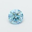 1.10 Ct. Fancy Vivid  Blue Round Lab Grown Diamond