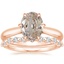 14K Rose Gold Catalina Ring with Marseille Diamond Ring (1/3 ct. tw.)