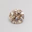 1.49 Ct. Very Light Brown Round Lab Grown Diamond