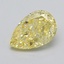 1.01 Ct. Fancy Yellow Pear Lab Grown Diamond