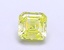 1.02 Ct. Fancy Intense  Yellow Asscher Lab Grown Diamond