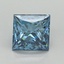 2.01 Ct. Fancy Vivid Blue Princess Lab Grown Diamond