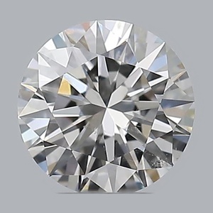Round diamond — real photo
