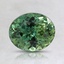 7.4x6.2mm Unheated Teal Oval Sapphire
