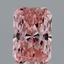 1.58 Ct. Fancy Vivid Pink Radiant Lab Grown Diamond