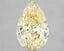 2.60 Ct. Fancy Intense Yellow Pear Lab Grown Diamond