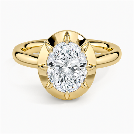Harper Bezel Prong Solitaire Ring
