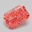 1.35 Ct. Fancy Vivid  Pink Radiant Lab Grown Diamond