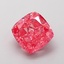 1.72 Ct. Fancy Vivid  Pink Cushion Lab Grown Diamond