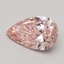 0.55 Ct. Fancy Intense Pink Pear Lab Grown Diamond