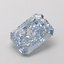 1.24 Ct. Fancy Intense  Blue Radiant Lab Grown Diamond