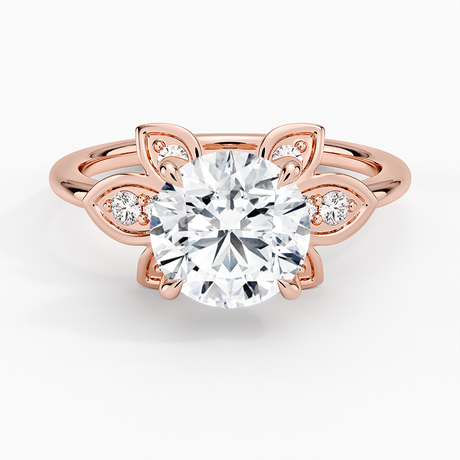 14K Rose Gold Luxe Fiore Diamond Ring