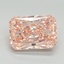 5.18 Ct. Fancy Vivid Pink Radiant Lab Grown Diamond