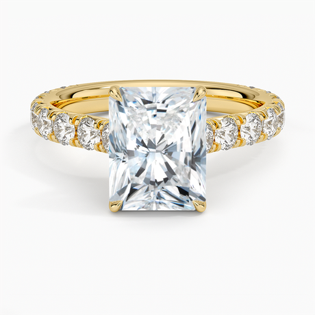 18K Yellow Gold Anthology Three-Quarter Coverage Diamond Ring