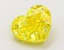 1.6 Ct. Fancy Vivid Yellow Heart Lab Grown Diamond