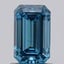 1.01 Ct. Fancy Vivid  Blue Emerald Lab Grown Diamond