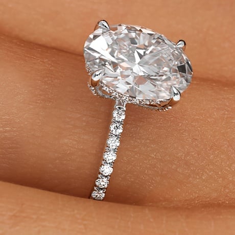 Gallery Rail Ring - Viviana Diamond Ring