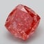 3.46 Ct. Fancy Vivid Pink Cushion Lab Grown Diamond