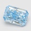 2.10 Ct. Fancy Vivid Blue Radiant Lab Grown Diamond