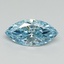 1.08 Ct. Fancy Vivid Blue Marquise Lab Grown Diamond