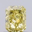 0.58 Ct. Fancy Intense  Yellow Radiant Lab Grown Diamond