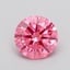 1.50 Ct. Fancy Vivid Pink Round Lab Grown Diamond