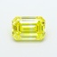 2.00 Ct. Fancy Vivid  Yellow Emerald Lab Grown Diamond