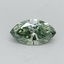 0.41 Ct. Fancy Vivid Green Marquise Lab Grown Diamond