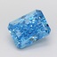 3.04 Ct. Fancy Vivid Blue Radiant Lab Grown Diamond