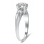 The Janene Ring, smalltop view on a hand