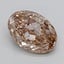 3.08 Ct. Fancy Light  Brown Oval Lab Grown Diamond