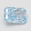 1.56 Ct. Fancy Vivid Blue Radiant Lab Grown Diamond