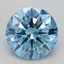 1.50 Ct. Fancy Intense Blue Round Lab Grown Diamond