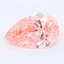2.00 Ct. Fancy Intense Pink Pear Lab Grown Diamond