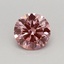 0.40 Ct. Fancy Vivid Pink Round Lab Grown Diamond