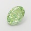 2.71 Ct. Fancy Vivid  Green Oval Lab Grown Diamond
