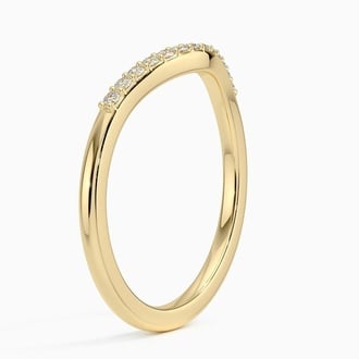 Petite Curved Diamond Ring (1/10 ct. tw.)