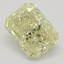 1.12 Ct. Fancy Light Yellow Radiant Diamond