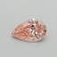0.30 Ct. Fancy Vivid Pink Pear Lab Grown Diamond