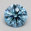 2.23 Ct. Fancy Vivid Blue Round Lab Grown Diamond