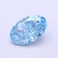 1.01 Ct. Fancy Vivid  Blue Oval Lab Grown Diamond