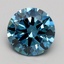 2.20 Ct. Fancy Vivid Blue Round Lab Grown Diamond
