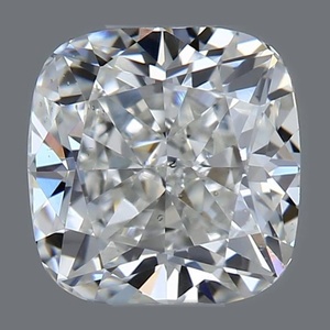 Cushion diamond — real photo