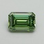 1.54 Ct. Fancy Vivid Green Emerald Lab Grown Diamond