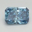 2.11 Ct. Fancy Vivid Blue Radiant Lab Grown Diamond