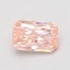 0.74 Ct. Fancy Vivid Pink Radiant Lab Grown Diamond